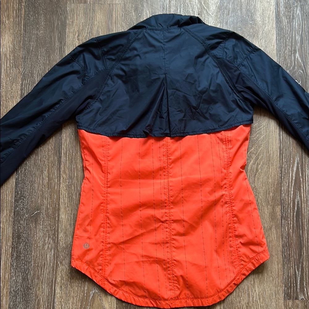 Lululemon Athletica navy and coral Jacket